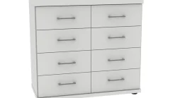 Outlet B Bright Commode Bienne met 8 laden alpine wit