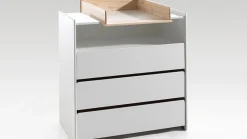 Hot Vipack Complete babykamer Kiddy met commode, opzet en kast 3-deurs wit