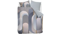 Clearance Beddinghouse Dekbedovertrek Archi blue grey