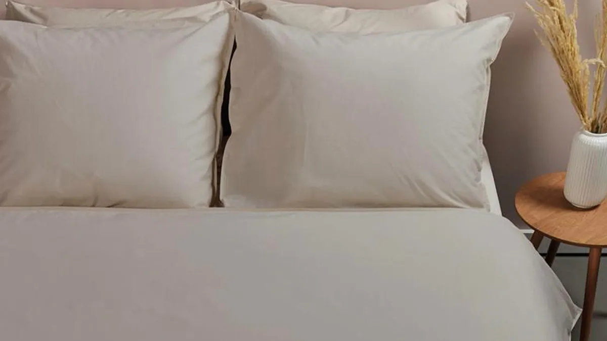 Outlet Ambiante Dekbedovertrek Cotton Uni taupe