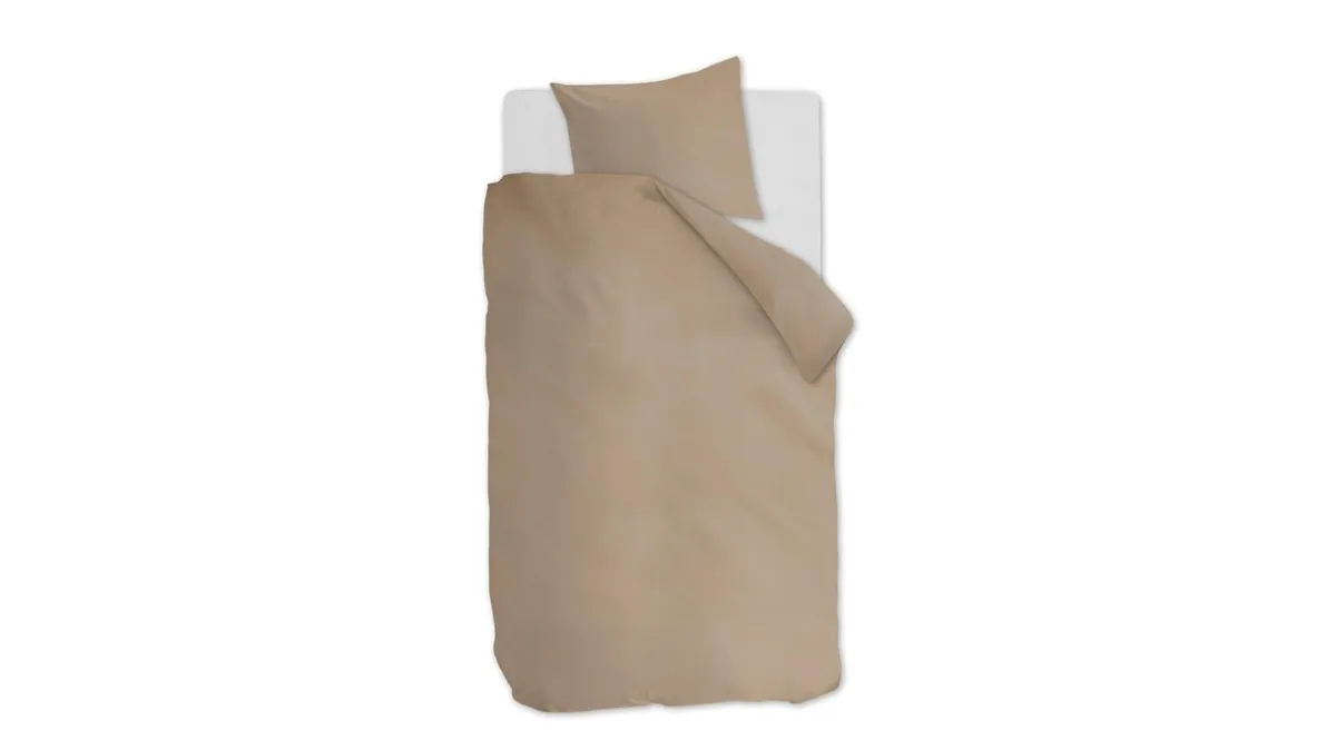 Best Ambiante Dekbedovertrek Cotton Uni khaki