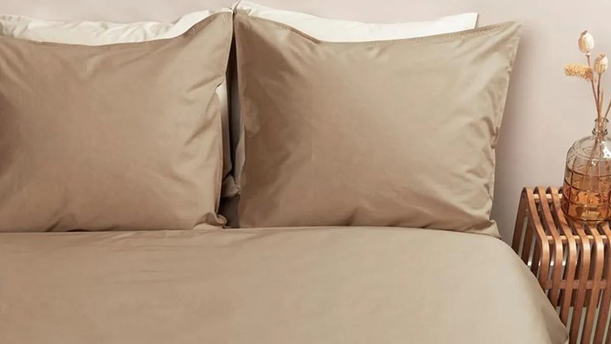 Best Ambiante Dekbedovertrek Cotton Uni khaki