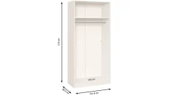 Outlet B Bright Draaideurkast Compact wit