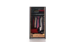 Online Vipack Draaideurkast Daan bruin/zwart