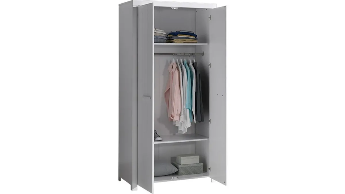 Hot Vipack Draaideurkast Erik 2-deurs wit
