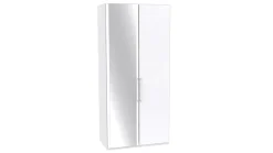 Online B Bright Draaideurkast Motion met spiegeldeur wit