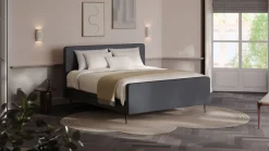 New Karlsson Elektrische boxspring Glade - Soft suede grey