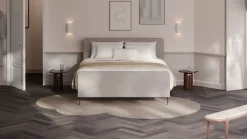 Karlsson Elektrische boxspring Glade - Natural linen beige