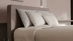Karlsson Elektrische boxspring Glade - Natural linen beige