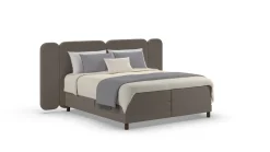 Sale Karlsson Elektrische boxspring Ridge - Wool look dark grey