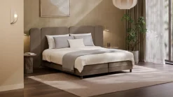 Outlet Karlsson Elektrische boxspring Ridge met Kårlsson Excellence matras - Warm wool grey