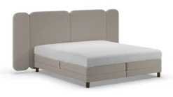 Outlet Karlsson Elektrische boxspring Ridge met Kårlsson Excellence matras - Warm wool grey
