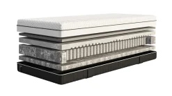 Outlet Emma Diamond Cool Hybrid matras antraciet