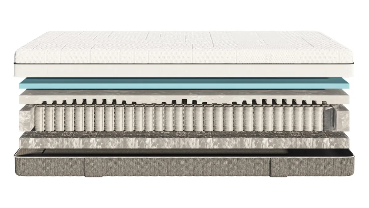 Hot Emma Fusion Fresh Hybrid matras antraciet