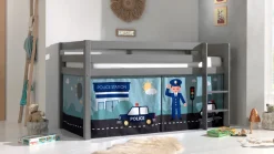 Vipack Gordijnen Police Pino/Scott blauw