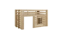 Sale Vipack Halfhoogslaper Oliver eiken