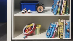 Discount Vipack Halfhoogslaper Pino met commode met 4 laden en boekenkast wit