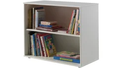 Discount Vipack Halfhoogslaper Pino met commode met 2 deuren en boekenkast white