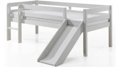 Clearance Vipack Halfhoogslaper Pino met glijbaan wit
