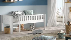 Discount Vipack Halfhoogslaper Scott met ladder wit