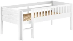 Discount Vipack Halfhoogslaper Scott met ladder wit