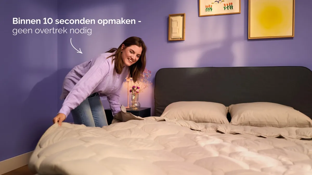 Hot HappyBed Bluestone - dekbed zonder overtrek