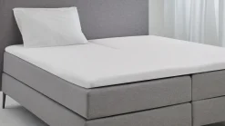 Clearance Beter Bed Select Hoeslaken Perkal splittopper wit