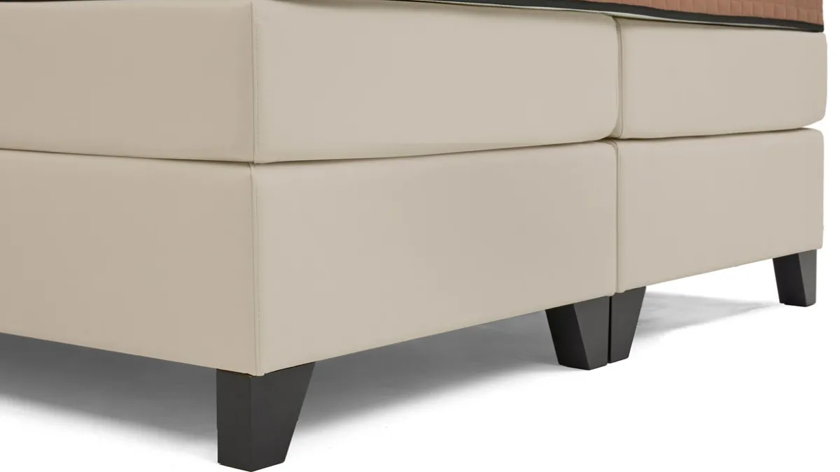 Hot Valk Exclusief Hotelboxspring met topper Luxury ecru