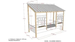 Outlet Vipack HuisBed 05 wit