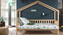 Clearance Vipack Huisbed Dallas met matras naturel