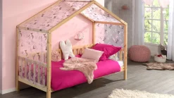 Best Vipack Huisbed Dallas met textielset naturel