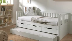 New Vipack Kajuitbed Fritz met 3 laden en slaaplade white