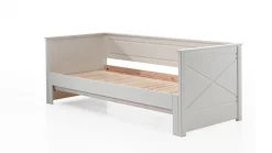 Hot Vipack Kajuitbed paneel uitschuifbaar Pino met lade wit