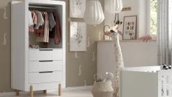 Hot Vipack Kast Smile met 3 laden wit