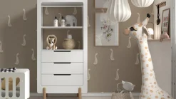Hot Vipack Kast Smile met 3 laden wit