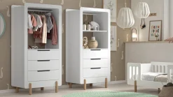 Hot Vipack Kast Smile met 3 laden wit