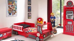 Sale Vipack Kleuterbed Fire truck rood