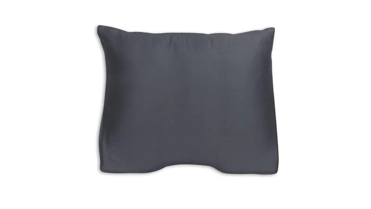 New Silvana Kussensloop satijn anthracite