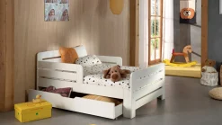 Best Vipack Meegroeibed Jumper met lade en matras 140+60cm wit