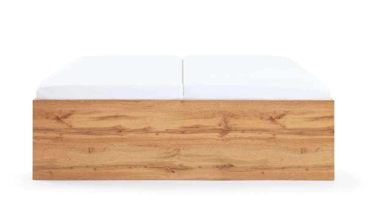 B Bright Opbergbed Barn met kleppen oak wotan