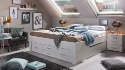 Sale Maxi Opbergbed Butiken met 6 laden alpine wit