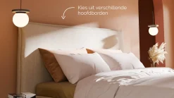 B Bright Opbergbed Morgan - Pure touch natural