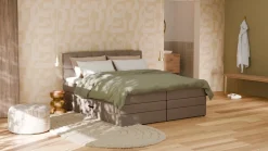 New B Bright Opbergboxspring Jade - Matte leather taupe