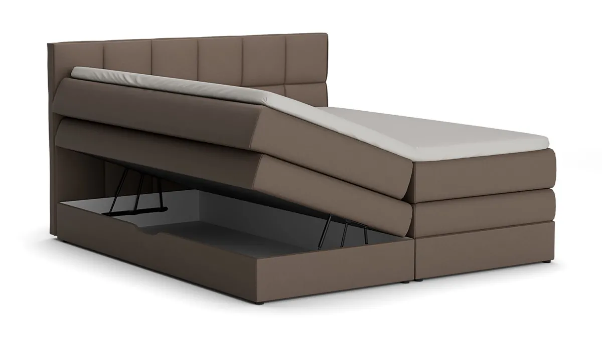 New B Bright Opbergboxspring Jade - Matte leather taupe