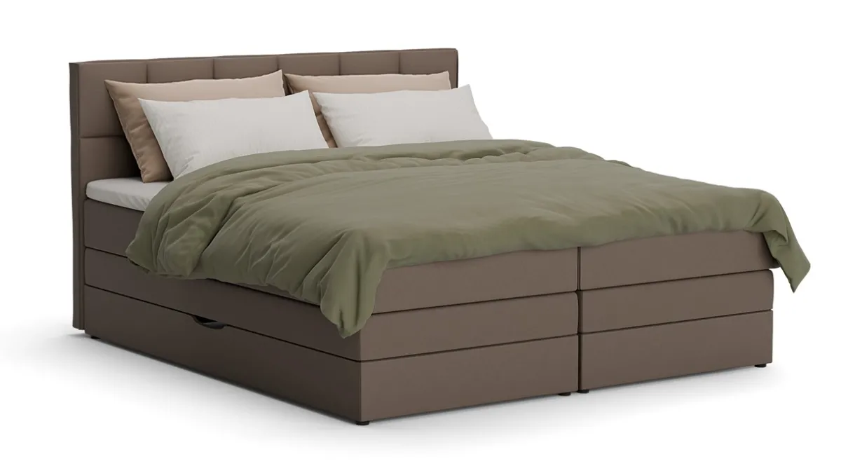 New B Bright Opbergboxspring Jade - Matte leather taupe