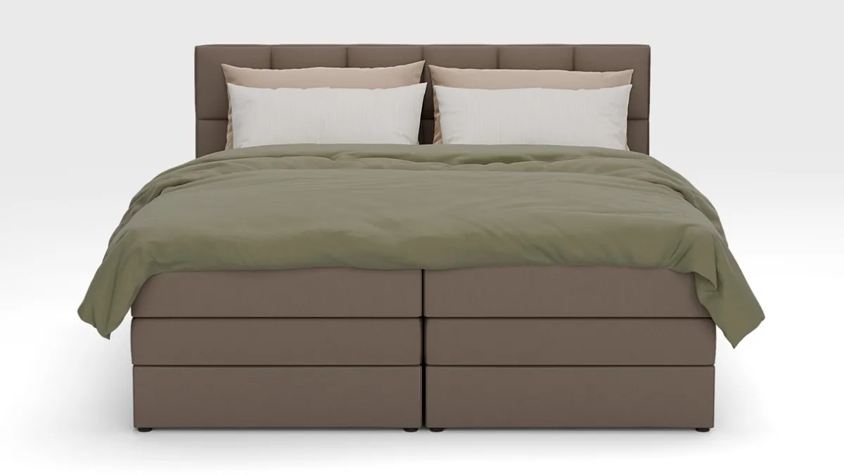 New B Bright Opbergboxspring Jade - Matte leather taupe