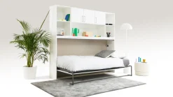 Discount Maxi Opklapbed Albero met bovenbouw wit