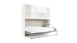 Discount Maxi Opklapbed Albero met bovenbouw wit