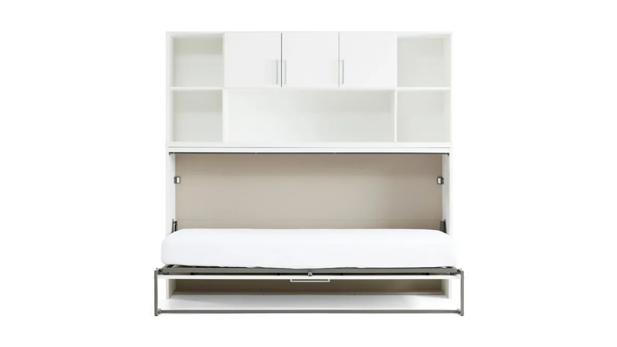 Discount Maxi Opklapbed Albero met bovenbouw wit
