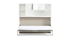 Discount Maxi Opklapbed Albero met bovenbouw wit